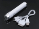 Pocket Emergency Battery Charger with LED Flashlight for iPod iPhone